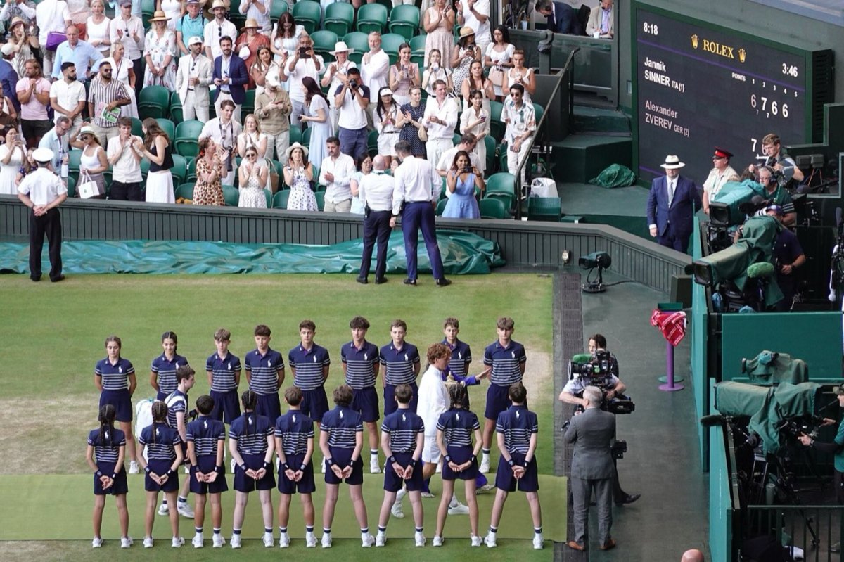 Jannik Sinner lors de la finale de Wimbledon 2026