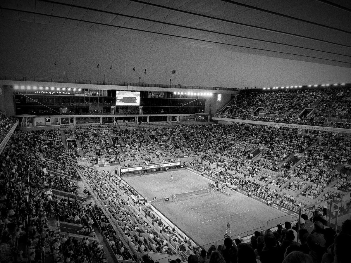 Le court Philippe-Chatrier a Roland-Garros